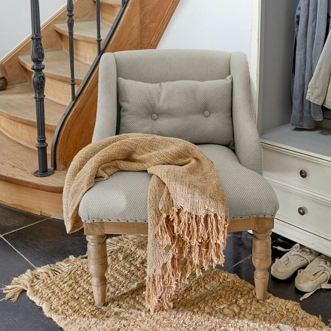 LOBERON Fauteuil Lac d'Or bruin/grijs