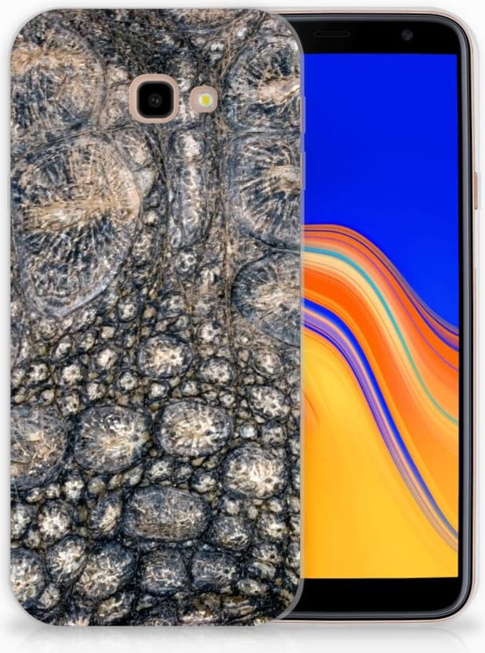 Samsung Galaxy J4 Plus (2018) TPU Hoesje Krokodillenprint