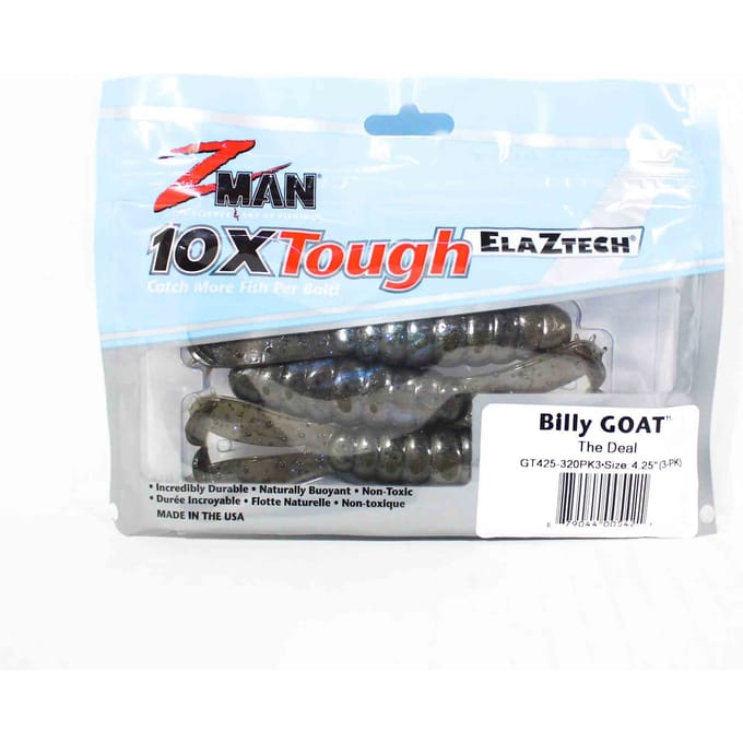 Zman zacht kunstaas Billy Goat 4,25 inch 3/pack De deal (5421)