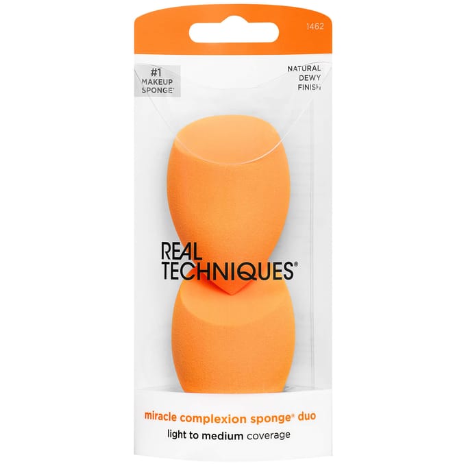 Real Techniques Miracle Complexion Sponge 2 Pack: Wonderbaarlijke Teint Spons 2-Pack