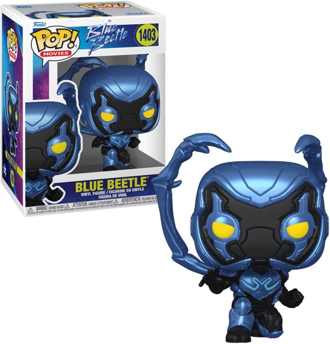 Funko Pop! DC Comics Blue Beetle #1403 - Blue Beetle  With chance of chase