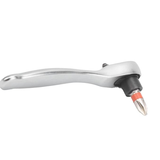 4-delige ratelsleutelset 45 staal materiaal multi-model schroevendraaier bitset handgreep reparatiegereedschap white