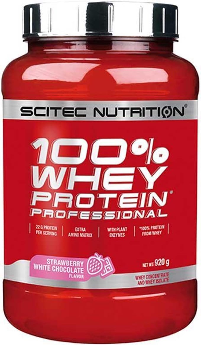 Scitec Nutrition - 100% Whey Protein Professional (Strawberry/White Chocolate - 920 gram)