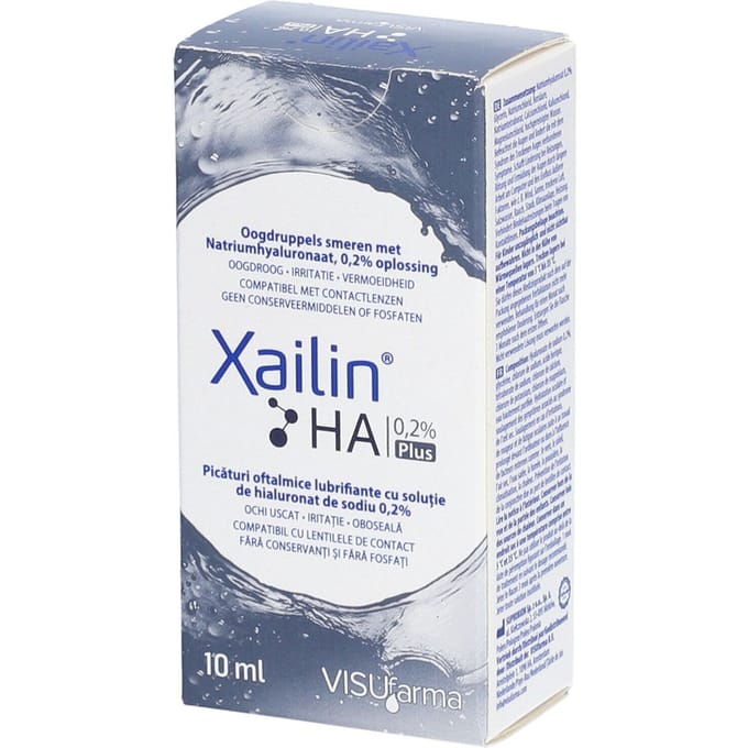 Xailin® HA 0,2% Plus 10 Oogdruppels