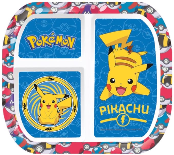 Pokémon: 1 Bord , kunststof, microwave-safe (BPA-vrij)
