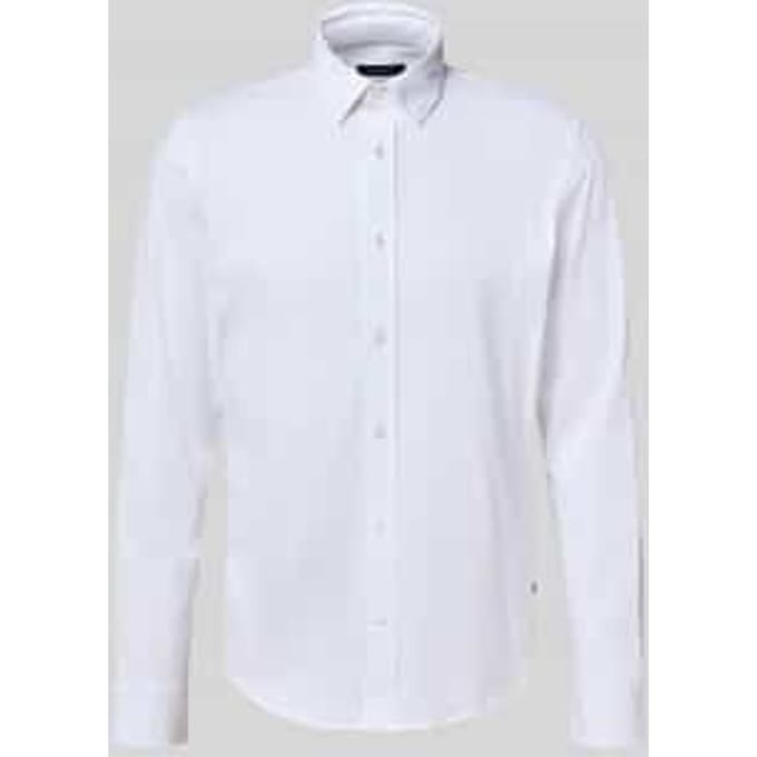 Slim fit vrijetijdsoverhemd met kentkraag, model 'trostol'
