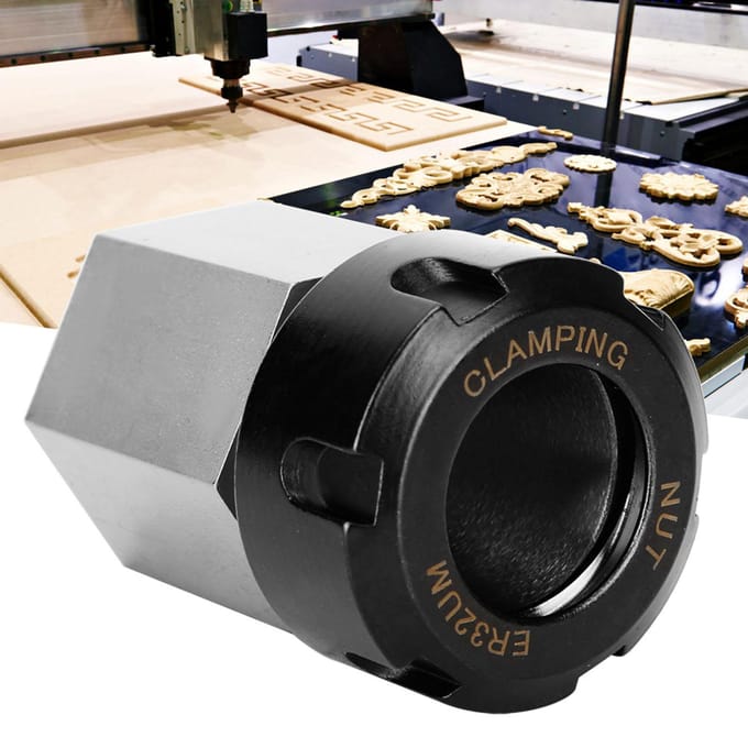 Spoedeisende hulp?32 Hex Spantangblok Vierkante Schacht Chuck Houder voor CNC Draaibank Graveermachine