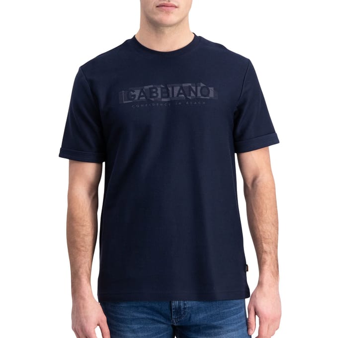 Gabbiano Jacquard Front Logo Shirt Heren - Maat M