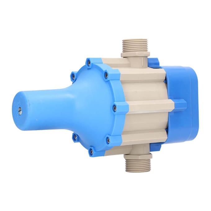 Waterpomp Drukregelaar 1.5bar?3.0bar Waterdichte Instelbare Controller Blauwgrijs