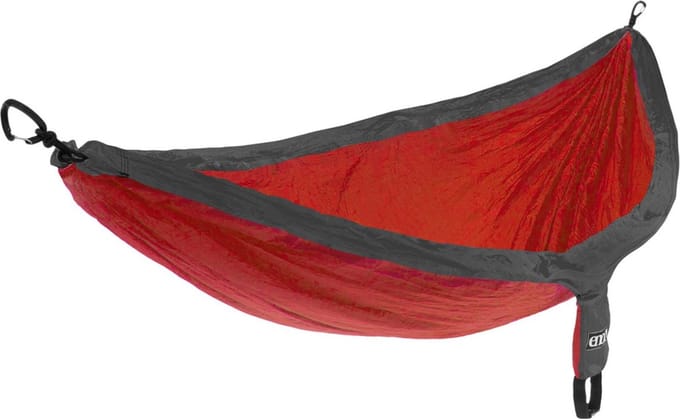Eno Hangmat Doublenest 2,8 X 1,4 M Nylon Rood/grijs 3-delig
