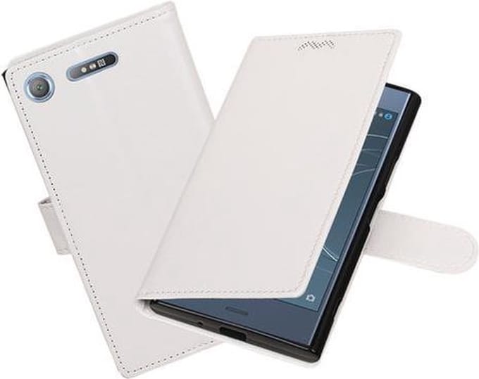 BestCases - Wit Portemonnee booktype hoesje Sony Xperia XZ1