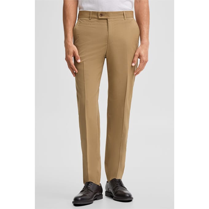 Modulaire pantalon, mosterdgeel
