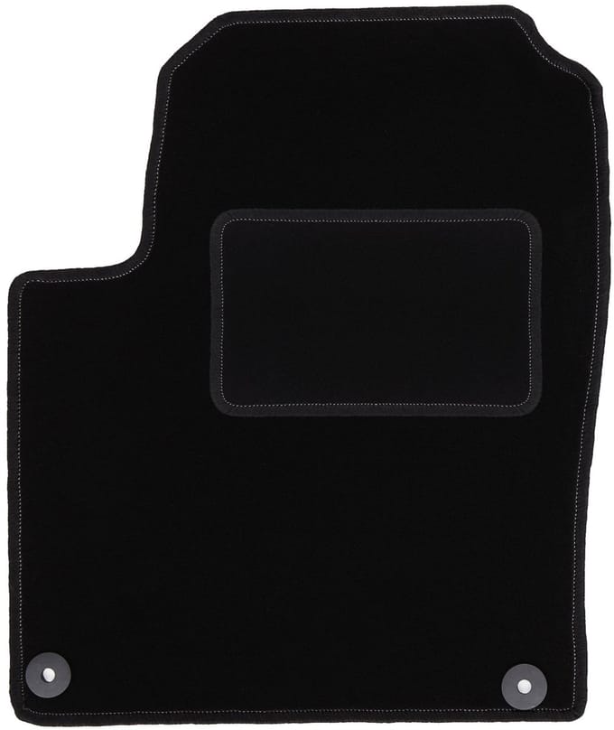 Bestuurdersmat zwart voor: Seat Alhambra I minivan (1995-2010)