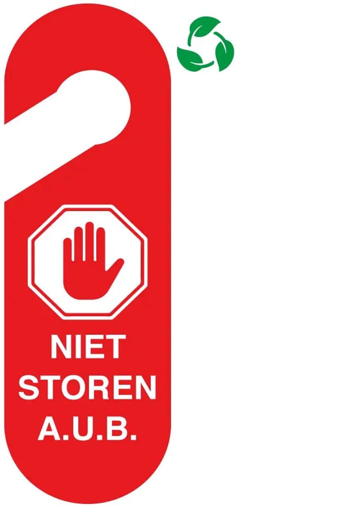 Niet storen deurhanger - Forex Re materiaal | 30 x 10 cm