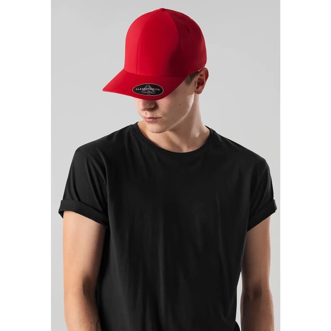 Urban Classics Flexfit pet -S/M- Delta Rood