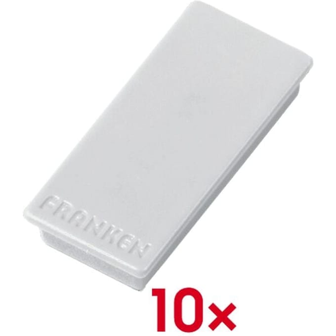 FRANKEN magnetische klem, kleefkracht: 1.000 g, 50 x 23 mm, wit