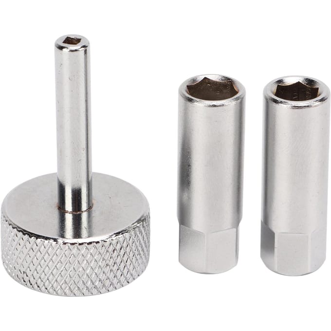 3 Stuks Klepstoter Klepstelgereedschap Set 8 9 mm Borgmoer Doppen 3 mm Vierkant Type Schroevendraaier voor white