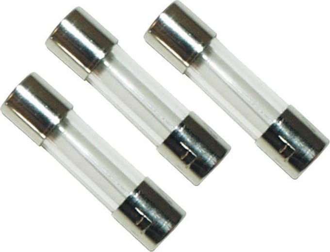 Elektrofix glaszekering 2,0A | 3 stuks