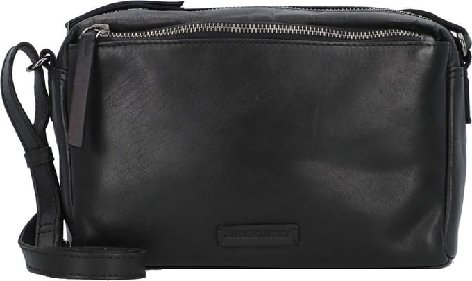 Jack Kinsky Nelson Crossbody tas Leder 24 cm - Dames - schwarz