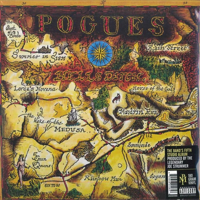 LP Plaat POGUES Hells Ditch 825646255856 Rhino 2015 Europa Rock brown