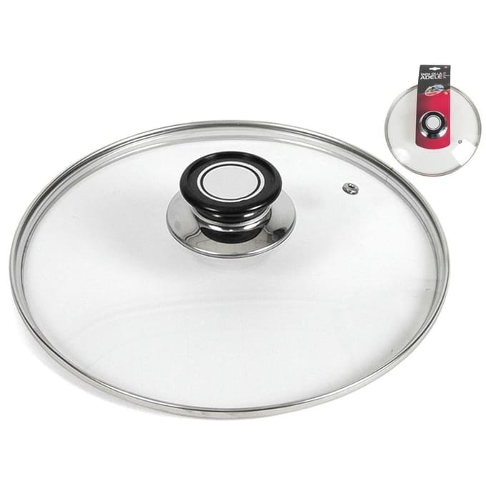 Pannendeksel - voor pannen van D29,5 cm - universeel - glas