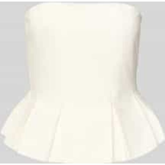 Blouse met linnen en peplum model 'riava'