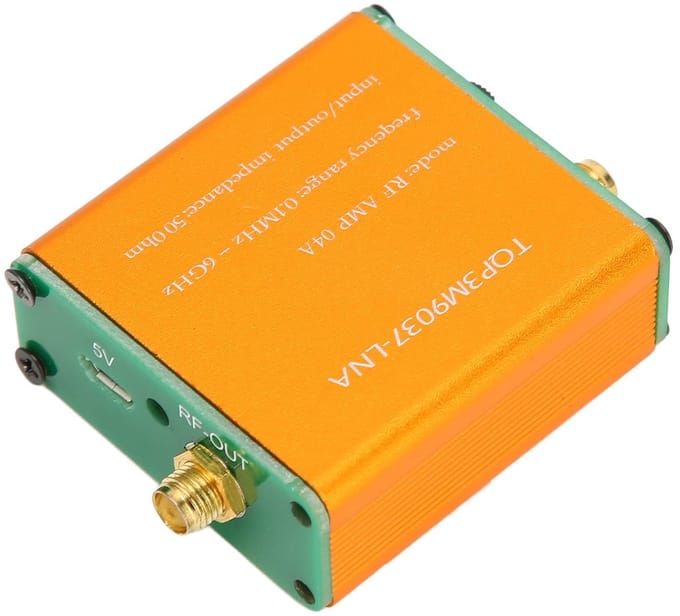 Dailygoody - Low Noise Amplifier Module - 20dB Hoge Versterking - Professioneel Ontwerp - RF WideBand Amplifier - Geschikt voor Shortwave - 0.1MH