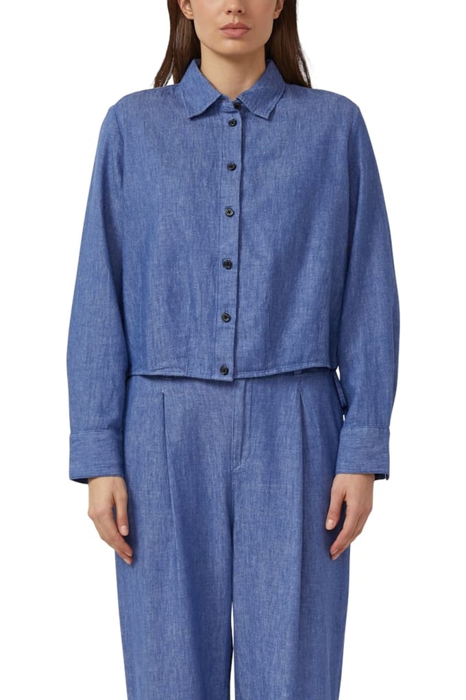 s.Oliver  Jackets Indoor Blue Maat: 46 | Longsleeves Outlet | Dames | Blauw