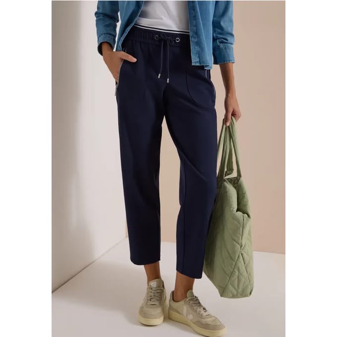 Mid Waist Barrel Leg Broek – Casual Fit