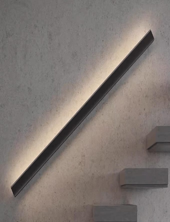 Trapleuning met LED - Veiligheidsreling - Veilig Traplopen - Ingebouwde Bewegingssensor - 100 cm - Zwart