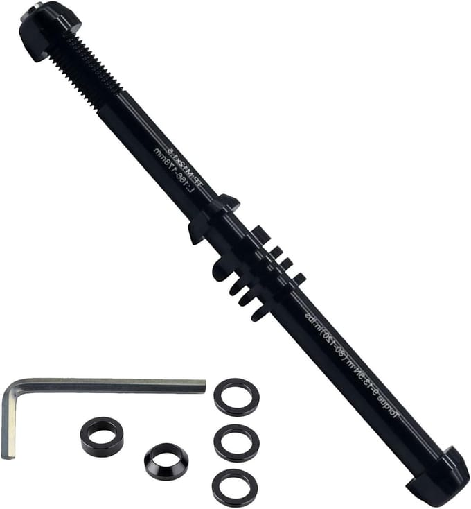 Fietstrainer Asadapter - Reserve As - Indoor Fietsen - Instelbare Breedte - 75 cm - Zwart