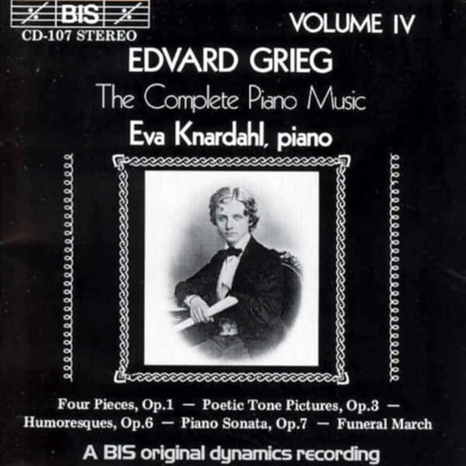 Eva Knardahl - Grieg: 4 Klaverstykker, Op. 1 (CD)