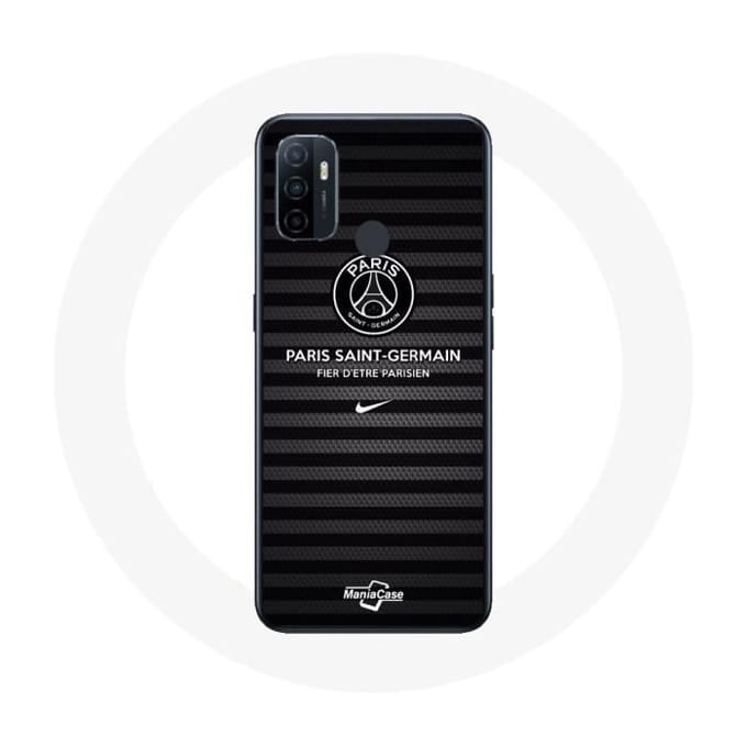 Coque - Maniacase - Oppo A53 - Souple - Noir - Paris Saint Germain