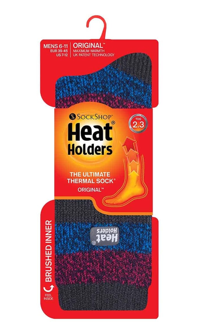 Heat Holders - Twist thermo herensokken met warme zachte binnenvoering