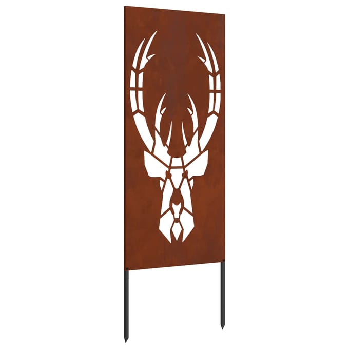 vidaXL - Tuin - Privacy - Scherm - Roestig - 50 - x - 140 - cm - weervast - staal