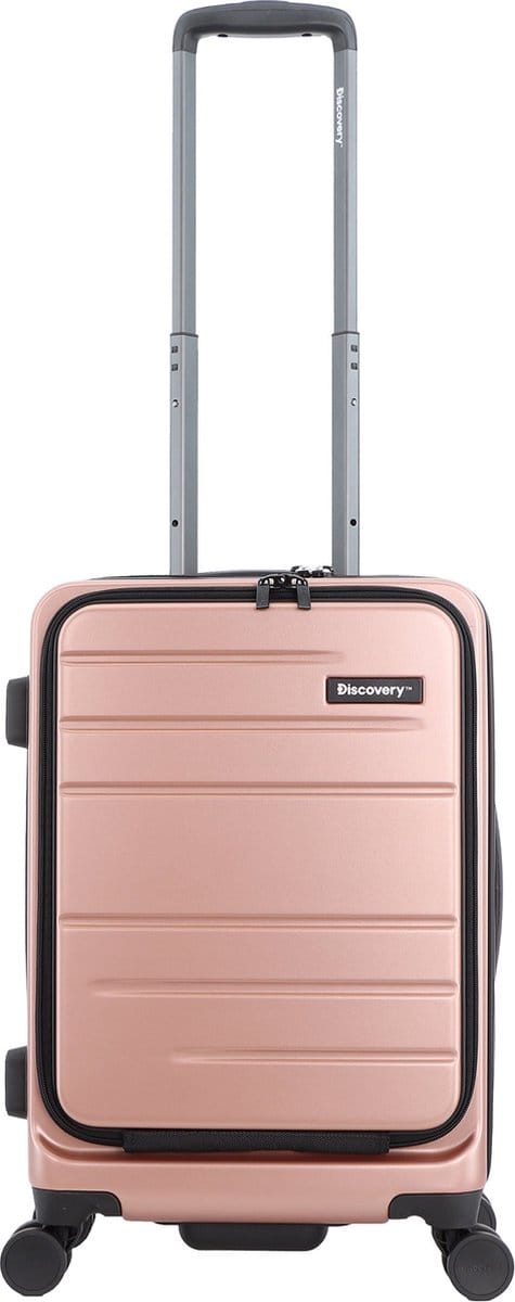 Discovery - Patrol | Harde Handbagage Koffer / Trolley / Reiskoffer - (55cm) Small - Roze - Roze / Small