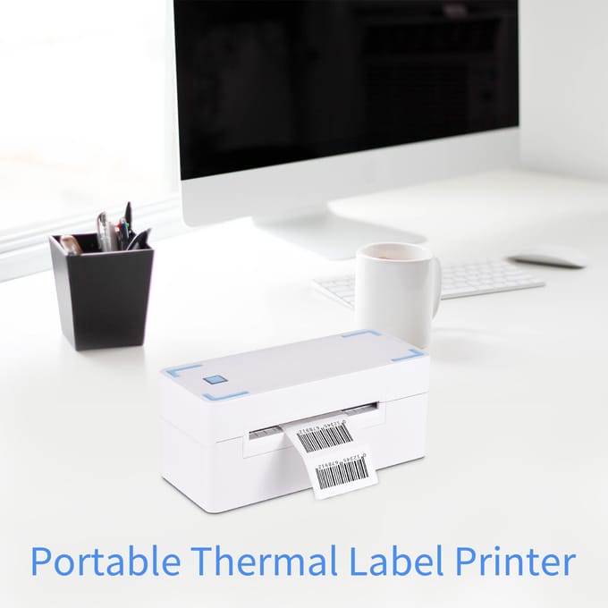 Imprimante d'étiquettes d'expédition thermique 4 pouces bureau Express fabricant d'étiquettes de codes à barres 4x6 Portable UK-1