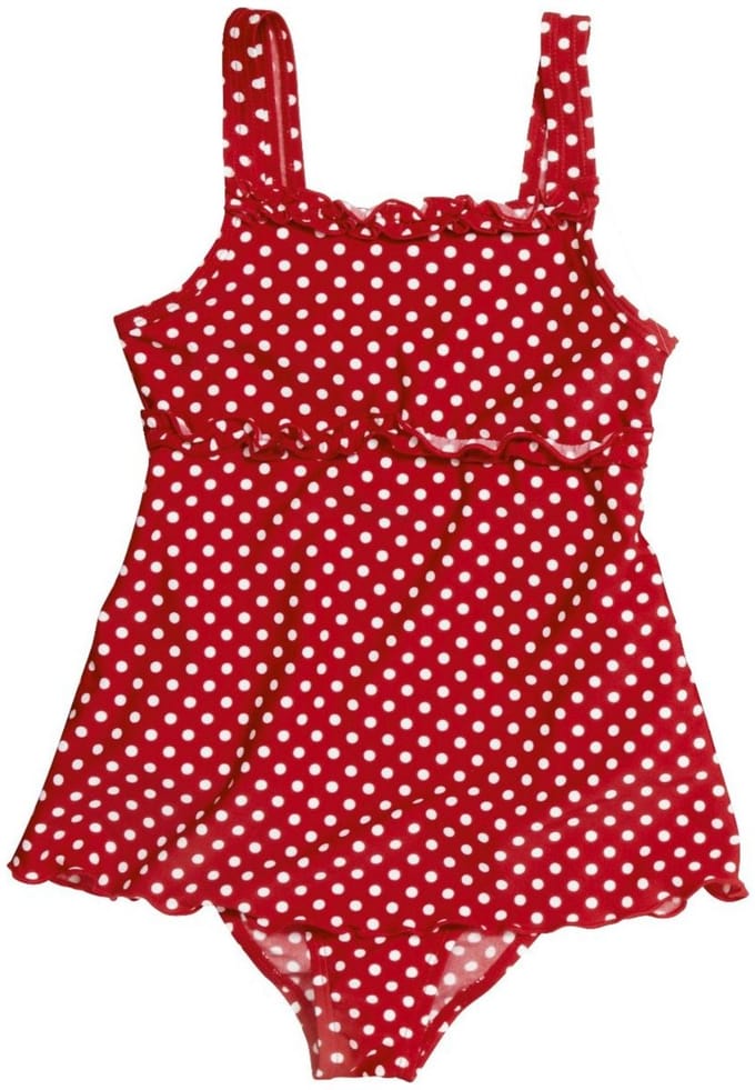 Playshoes UV badpak Kinderen Stippen - Rood - Maat 122/128