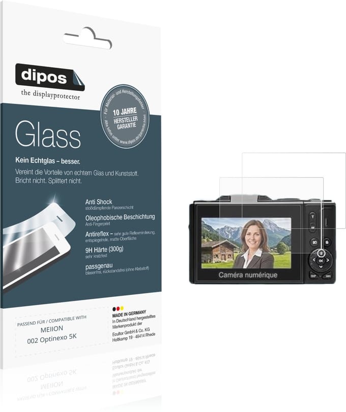 dipos – 2x Matte Pantserfolie geschikt voor MEIION 002 Optinexo 5K | 9H Screenprotector