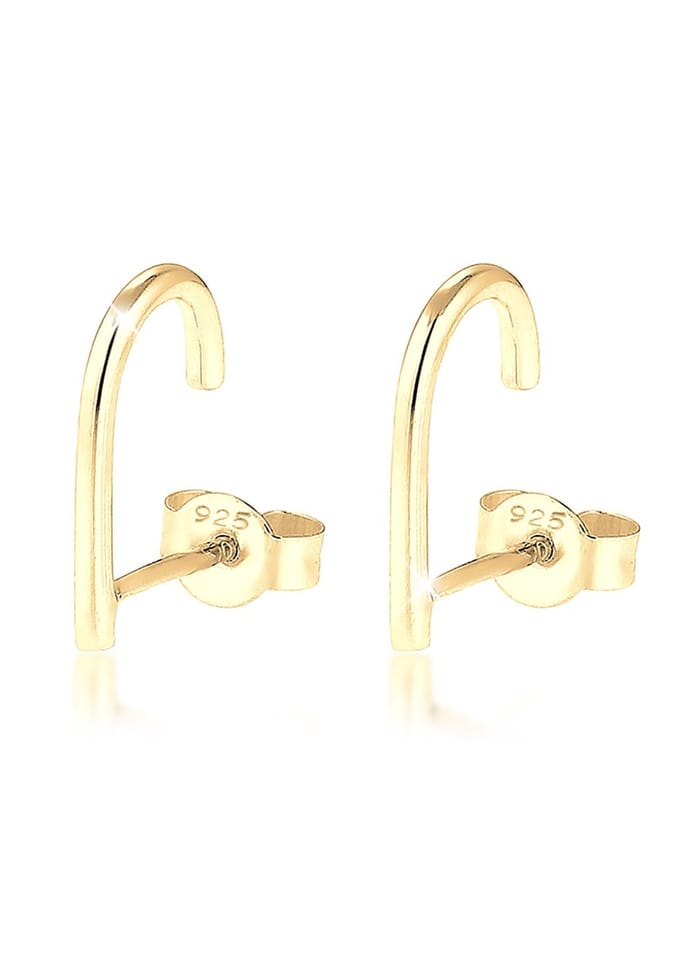 Elli - Oorbellen - Dames oorstekers Trend in 925 sterling zilver - Dames