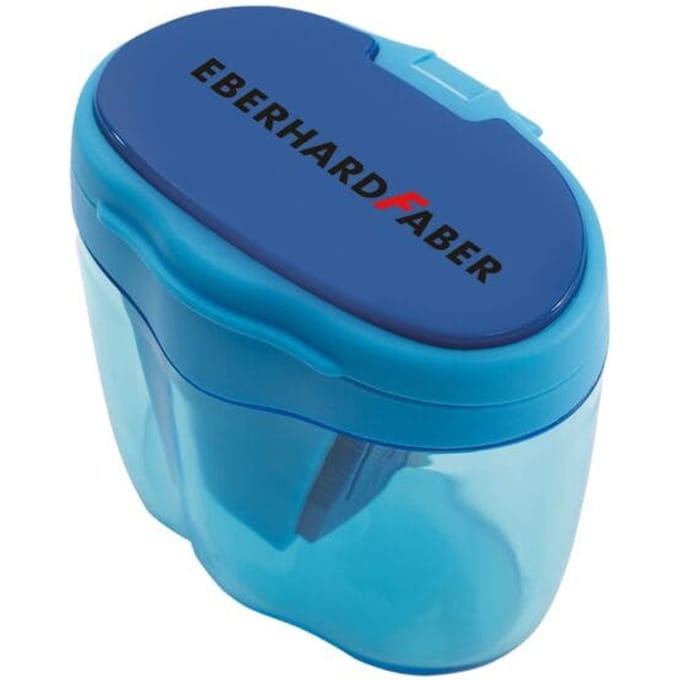 Eberhard Faber puntenslijper - 3-gaats - blauw - EF-585149