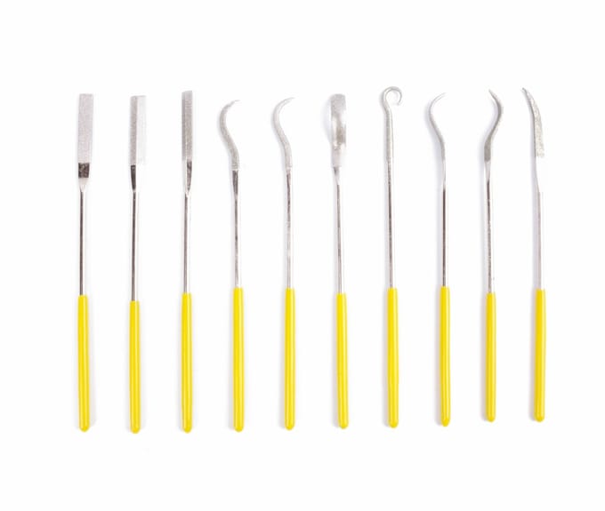 Schraper/vijlset, 10 delig, Arrow-Tech