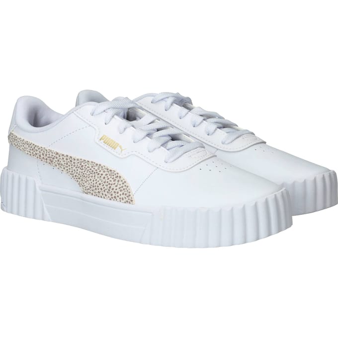 PUMA Carina 3.0 Topcat Dames Sneakers - PUMA White-Frosted Ivory