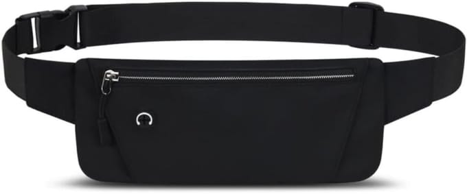TIM® Flipbelt - Hardloopriem - Running Belt - Zwart - 24cm ​​x 11cm x 3cm