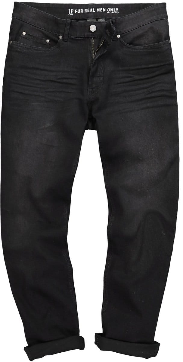 JP 1880 - Heren - Jeans FLEXNAMIC® denim 5-pocket Regular-Fit - Zwart - Maat 64
