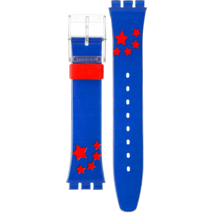 Swatch Plastic - Originals Medium (34mm) /Access/Solar/Musicall/Stop - G/SK/SL/SR/SS/SO28 AGJ117 GJ117 Wild Laugh Horlogeband