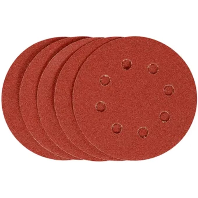 Stanley Velcro Schuurdiscs Sta32012-xj Voor Excentrische Schuurmachine - 115mm - Korrel 120 - 5 Stuks