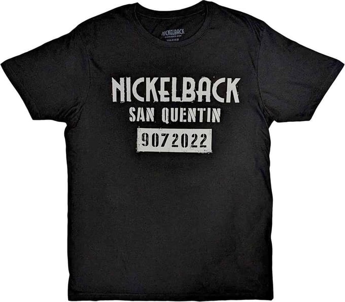 Nickelback - San Quentin Heren T-shirt - S - Zwart