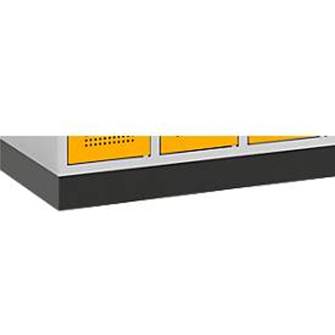 Sokkel, zwart, 630 mm breed