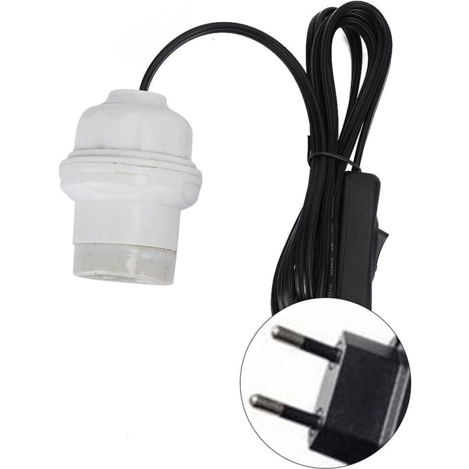 ABS UVB Ultraviolet Kippenbroedmachine Veiligheidsschakelaar Verwarmingslamp Clip Hoge Temperatuurbestendigheid white